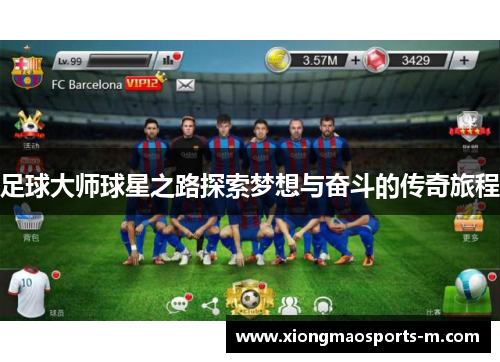 足球大师球星之路探索梦想与奋斗的传奇旅程